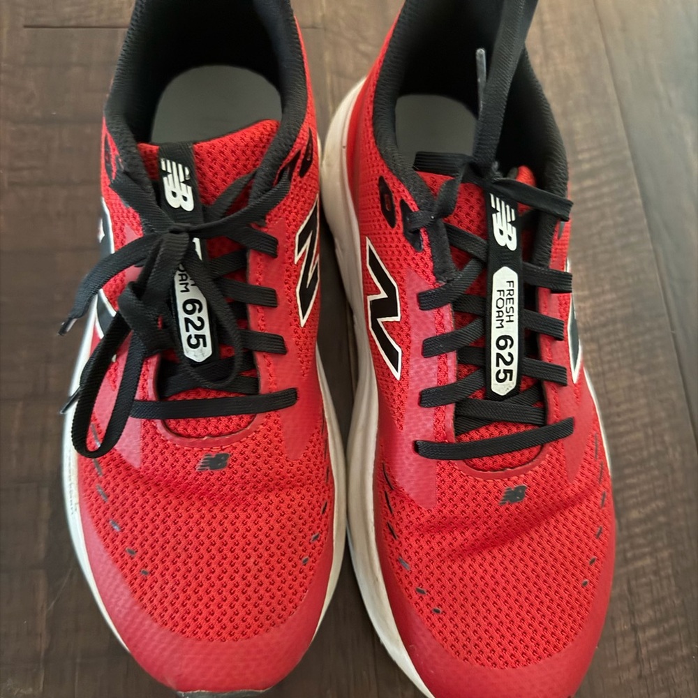 New Balance Red and Black Boy’s Running Sneakers